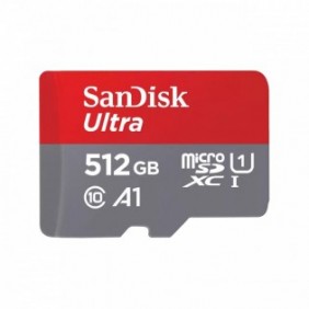 SanDisk Ultra, 512 Go, MicroSDXC, Classe 10, UHS-I, 150 Mos, Class 1