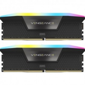 Corsair Vengeance RGB CMH32GX5M2B6200C36, 32 Go, 2 x 16 Go, DDR5, 6200 MHz, 288-pin DIMM