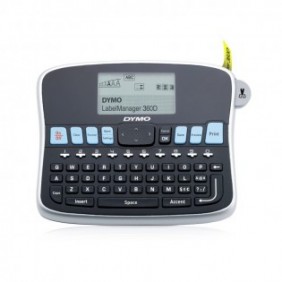 Dymo LabelManager 360D, QWERTY, D1, Transfert thermique, 180 x 180 DPI, 12 mmsec, Avec fil