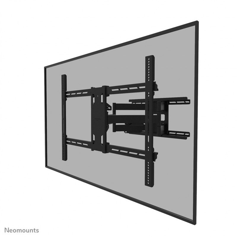 Neomounts WL40S-950BL18 Support mural robuste pour écran 55-110" - orientable, 125 kg, 139,7 cm 55", 2,79 m 110", 800 x 600 mm, Réglage de la hauteur, Noir