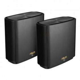ASUS ZenWiFi AX  AX7800 2er Set Schwarz, Noir, Interne, Système maillé, Énergie, 264,77 m², Tri-bande 2,4 GHz  5 GHz  5 GHz