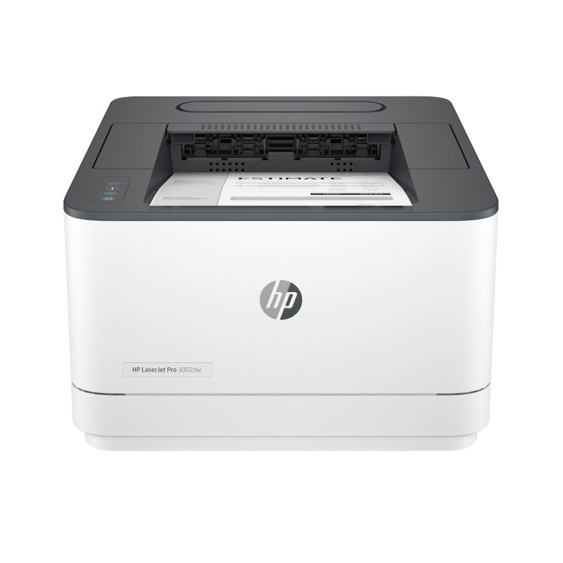 HP LaserJet Pro 3002dw Sans fil Noir et blanc Imprimante, Recto verso, Laser, 1200 x 1200 DPI, A4, 33 ppm, Impression recto-verso, Gris, Blanc