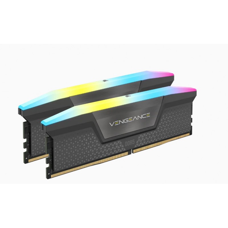 Corsair Vengeance RGB , 64 Go, 2 x 32 Go, DDR5, 5600 MHz, 288-pin DIMM