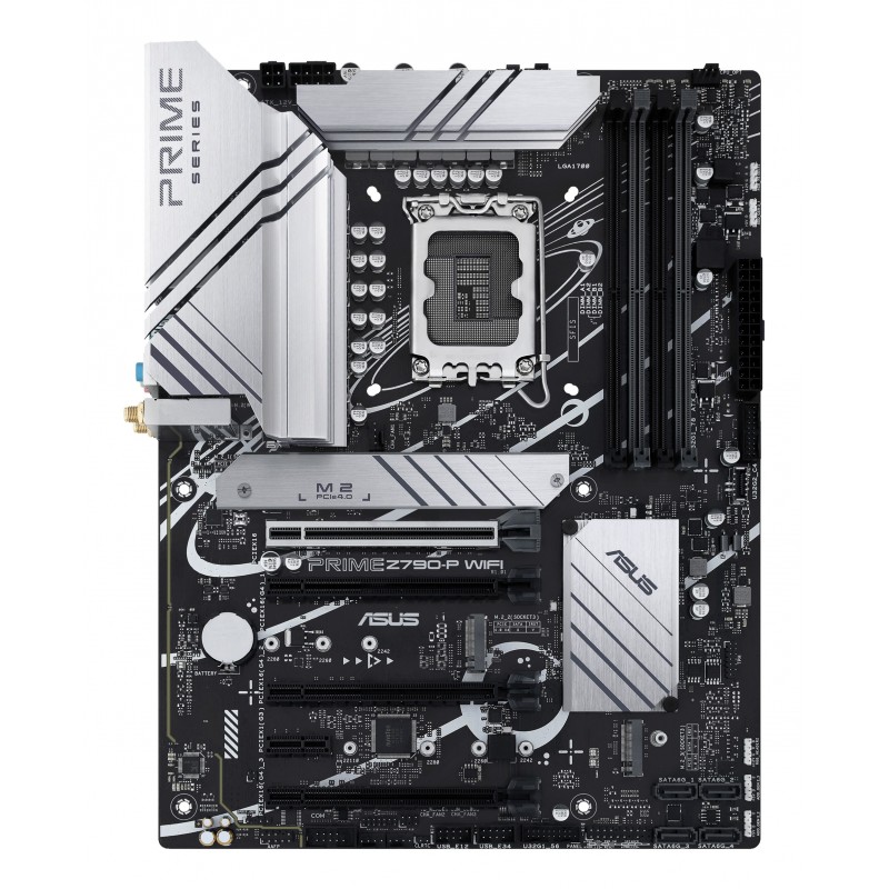ASUS PRIME Z790-P WIFI, Intel, LGA 1700, Intel® Celeron®, Intel® Core™ i3, Intel® Core™ i5, Intel® Core™ i7, Intel® Core™ i9,..., LGA 1700, DDR5-SDRAM, 128 Go