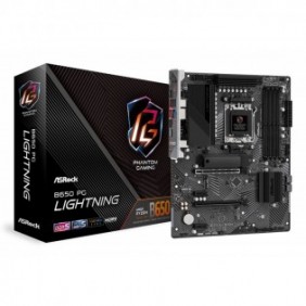 ASRock B650 PG Lightning, AMD, Emplacement AM5, DDR5-SDRAM, 128 Go, DIMM, Double canal