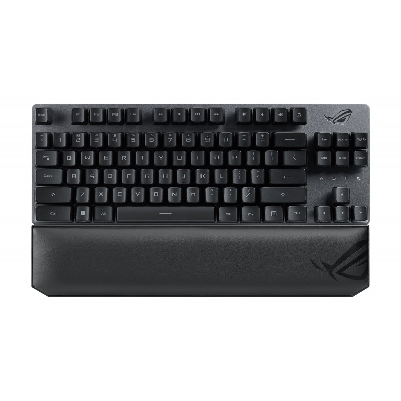 ASUS ROG Strix Scope RX TKL Wireless Deluxe, Avec fil &sans fil, USB + RF Wireless + Bluetooth, Clavier mécanique, AZERTY, LED RGB, Noir