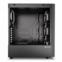 Sharkoon RGB Wave, Bureau, PC, Noir, ATX, micro ATX, Mini-ITX, Multicolore, Dos, Devant