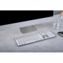 Cherry KW 9100 SLIM FOR MAC, Avec fil &sans fil, USB + Bluetooth, QWERTZ, Argent