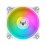 ASUS TUF GAMING TF120 ARGB WHITE EDITION, Refroidisseur d'air, 12 cm, 250 trmin, 1900 trmin, 29 dB, 76 cfm