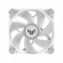 ASUS TUF GAMING TF120 ARGB WHITE EDITION, Refroidisseur d'air, 12 cm, 250 trmin, 1900 trmin, 29 dB, 76 cfm