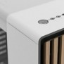 Fractal Design North , Midi Tower, PC, Blanc, ATX, micro ATX, Mini-ITX, Acier, Verre trempé, 17 cm