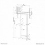 Neomounts WL55-875BL1 Support mural pour écran 55-100" - motorisé - TÜV, 110 kg, 139,7 cm 55", 2,54 m 100", 100 x 100 mm, 800 x 600 mm, 980 - 1630 mm