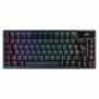 ASUS ROG Azoth, Avec fil &sans fil, USB + RF Wireless + Bluetooth, Clavier mécanique, QWERTY, LED RGB, Noir
