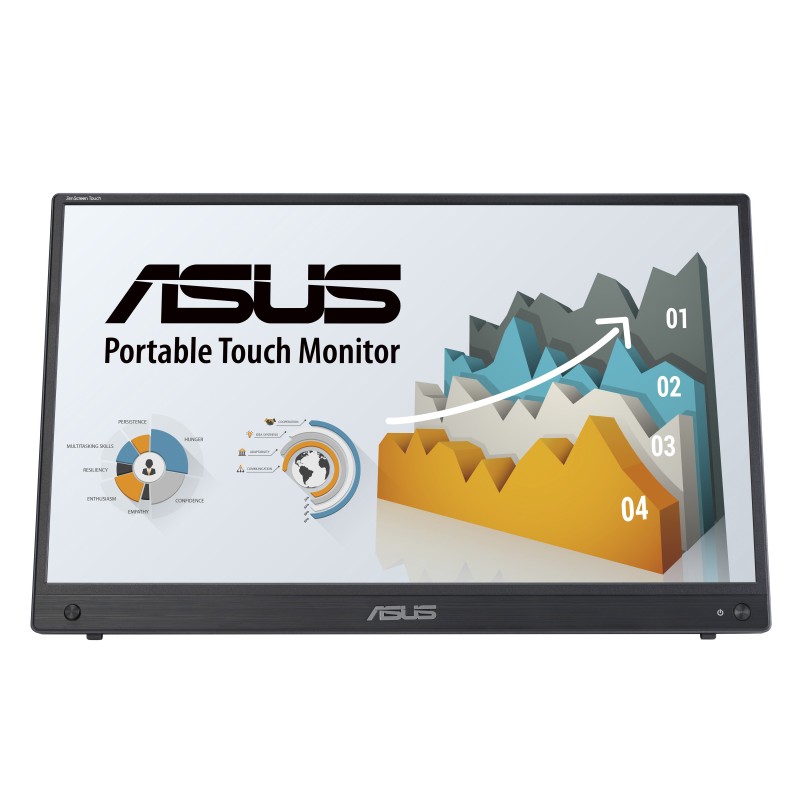 ASUS ZenScreen MB16AHT, 39,6 cm 15.6", 1920 x 1080 pixels, Full HD, 5 ms, Noir