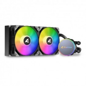 Sharkoon S70 rgb, Refroidisseur de liquide tout-en-un, 12 cm, 600 trmin, 2000 trmin, 35 dB, 131,93 m³h