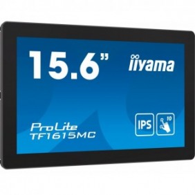 Iiyama ProLite TF1615MC-B1, 39,6 cm 15.6", 1920 x 1080 pixels, Full HD, 25 ms, Noir