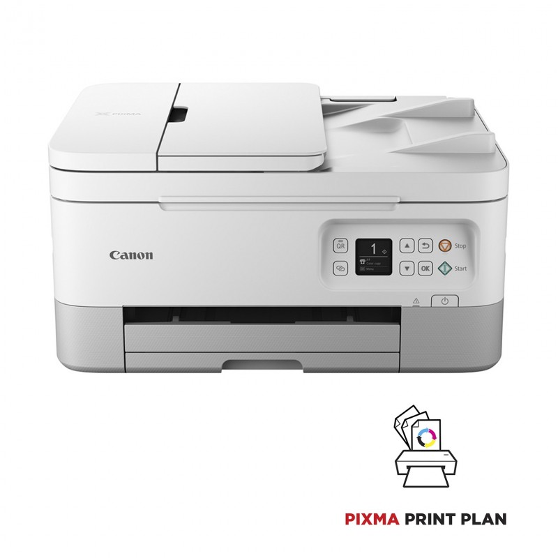 Canon PIXMA TS7451i, Jet d'encre, Impression couleur, 4800 x 1200 DPI, Copie couleur, A4, Blanc