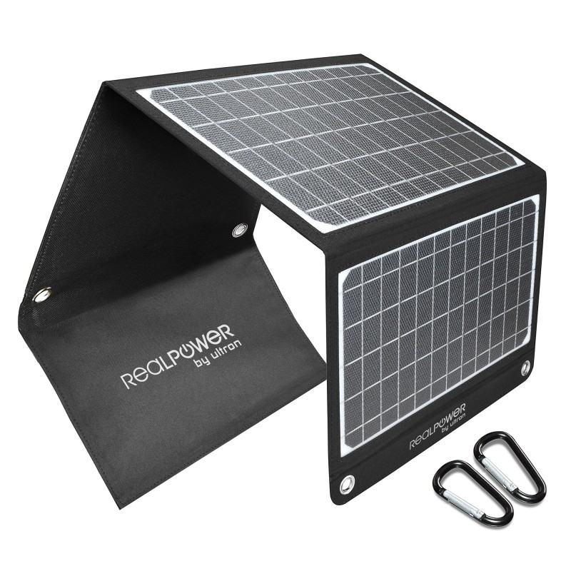 RealPower SP-22E, 22,5 W, 5 V, 3 A, USB, Noir, IPX5