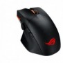 ASUS ROG Chakram X Origin, Droitier, Opto-mécanique, RF Wireless + Bluetooth + USB Type-A, 36000 DPI, Noir, Argent