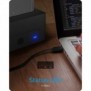 ICY BOX IB-1121-U3, HDD, SATA, Série ATA II, Série ATA III, 2.5,3.5", USB 3.2 Gen 1 3.1 Gen 1 Type-A, Noir, Plastique