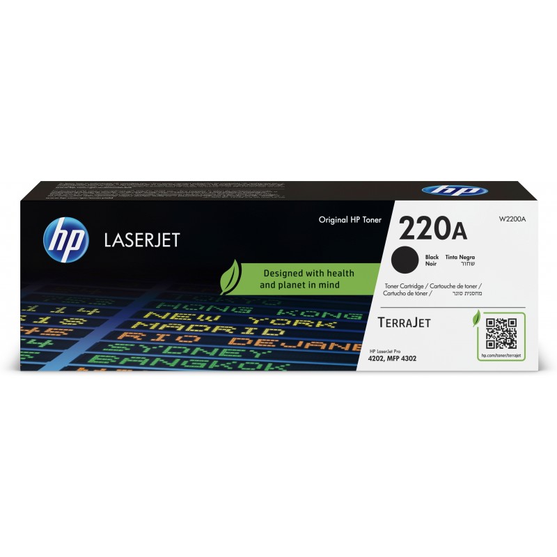 HP Toner LaserJet noir authentique 220A, 2000 pages, Noir, 1 pièce