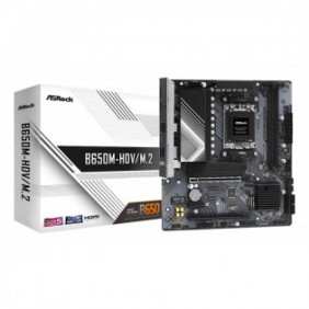 ASRock B650M-HDVM.2, AMD, Emplacement AM5, AMD Ryzen™ 7, DDR5-SDRAM, 64 Go, DIMM