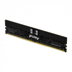 Kingston FURY 16 Go 4800 MTs DDR5 ECC Reg CL36 DIMM Renegade Pro PnP, 16 Go, 1 x 16 Go, DDR5, 288-pin DIMM, Noir