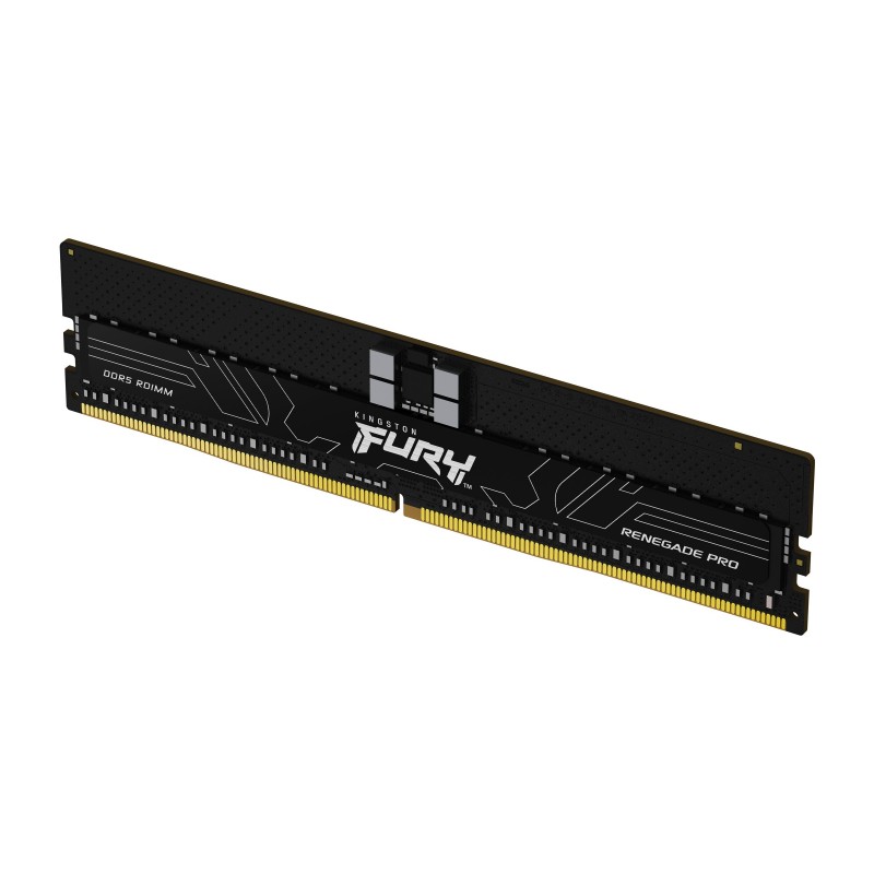 Kingston FURY 16 Go 4800 MTs DDR5 ECC Reg CL36 DIMM Renegade Pro PnP, 16 Go, 1 x 16 Go, DDR5, 288-pin DIMM, Noir