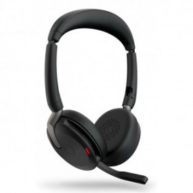 Jabra Evolve2 65 Flex, Avec fil &sans fil, 20 - 20000 Hz, BureauCentre d'appels, 136 g, Casque, Noir