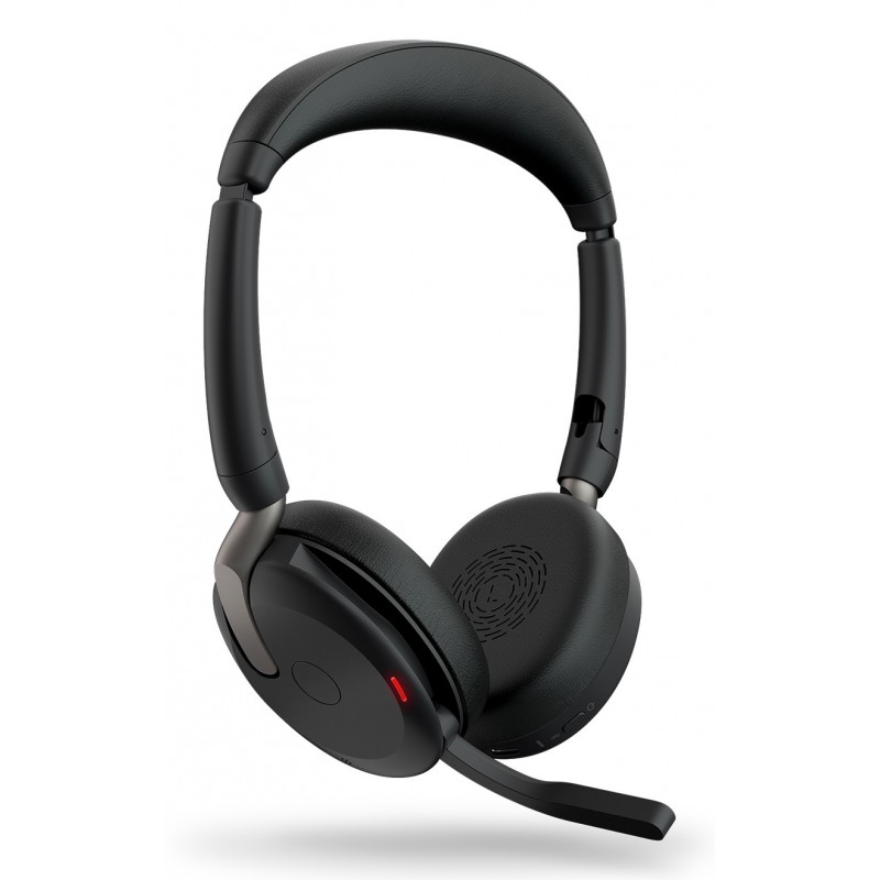 Jabra Evolve2 65 Flex, Avec fil &sans fil, 20 - 20000 Hz, BureauCentre d'appels, 136 g, Casque, Noir