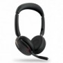 Jabra Evolve2 65 Flex, Avec fil &sans fil, 20 - 20000 Hz, BureauCentre d'appels, 136 g, Casque, Noir