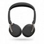 Jabra Evolve2 65 Flex, Avec fil &sans fil, 20 - 20000 Hz, BureauCentre d'appels, 136 g, Casque, Noir
