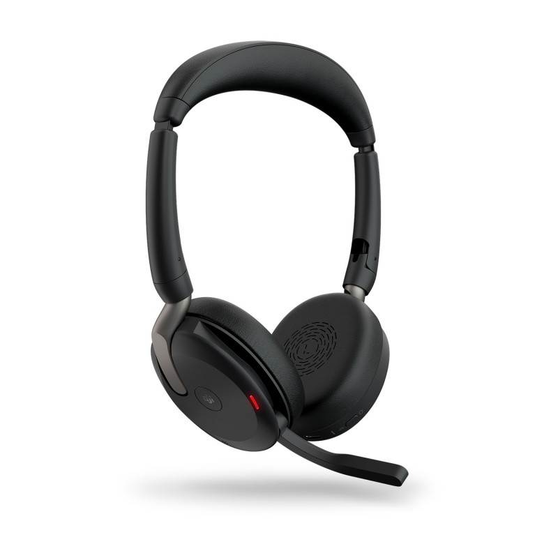 Jabra Evolve2 65 Flex, Avec fil &sans fil, 20 - 20000 Hz, BureauCentre d'appels, 136 g, Casque, Noir