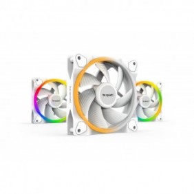 Be Quiet! Light Wings 120 mm PWM | Ventilateur PC ARGB White, Pack de 3, Ventilateur, 12 cm, 1700 trmin, 70,53 m³h, Blanc