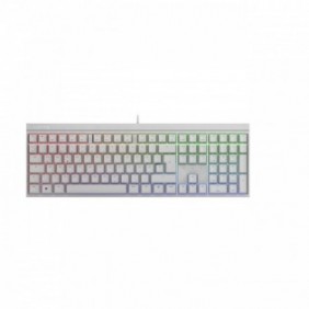 Cherry MX 2.0S RGB, Avec fil, USB, Clavier mécanique, QWERTZ, LED RGB, Blanc