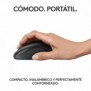 Logitech M240 Silent, Ambidextre, RF sans fil + Bluetooth, Graphite