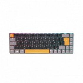 Cherry MX-LP 2.1 Compact Wireless, Sans fil, RF sans fil + Bluetooth, Clavier mécanique, QWERTZ, LED RGB, Noir