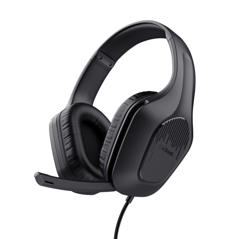 Trust GXT 415 Zirox, Avec fil, Jouer, 20 - 20000 Hz, 253 g, Casque, Noir