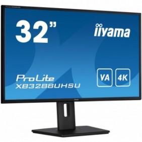 Iiyama ProLite XB3288UHSU-B5, 80 cm 31.5", 3840 x 2160 pixels, 4K Ultra HD, LCD, 3 ms, Noir