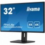 Iiyama ProLite XB3288UHSU-B5, 80 cm 31.5", 3840 x 2160 pixels, 4K Ultra HD, LCD, 3 ms, Noir