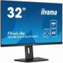 Iiyama ProLite XUB3293UHSN-B5, 80 cm 31.5", 3840 x 2160 pixels, 4K Ultra HD, LCD, 4 ms, Noir