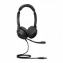 Jabra Evolve2 30 SE, Avec fil, BureauCentre d'appels, 20 - 20000 Hz, 125 g, Casque, Noir