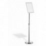 Durable 479823, Stand d'information, A4, Aluminium, Plastique, Acier, Argent, horizontaleverticale, 1205 mm