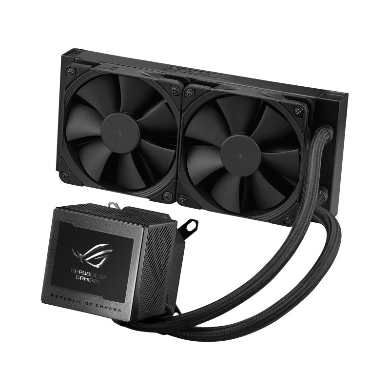 ASUS ROG RYUJIN III 240, Refroidisseur de liquide tout-en-un, 12 cm, 71,6 cfm, 121,8 m³h, Noir