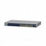 Netgear GS724TPv3, Géré, L2, Gigabit Ethernet 101001000, Connexion Ethernet, supportant l'alimentation via ce port , Grille de montage