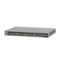 Netgear GS728TP, Géré, L2L3L4, Gigabit Ethernet 101001000, Connexion Ethernet, supportant l'alimentation via ce port , Grille de montage