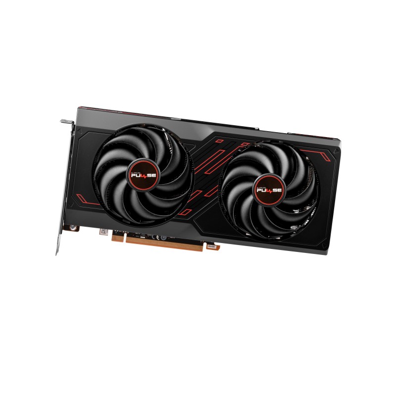 Sapphire PULSE 11324-01-20G, Radeon RX 7600, 8 Go, GDDR6, 128 bit, 7680 x 4320 pixels, PCI Express x8 4.0