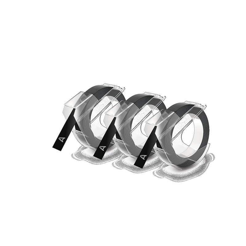 Dymo 3D label tapes, Belgique, 3 m, 3 pièce, 89 mm, 105 mm, 50 mm