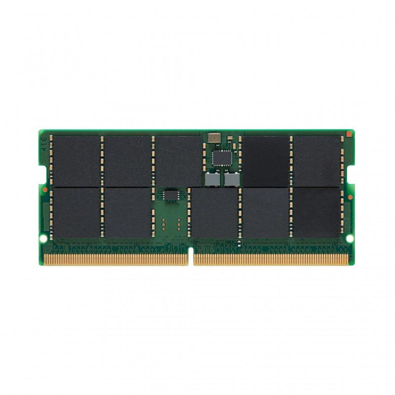 Kingston KSM56T46BS8KM-16HA, 16 Go, 1 x 16 Go, DDR5, 262-pin SO-DIMM, Noir, Vert