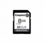 Kingston 8G SDHC Industrial pSLC, 8 Go, SDXC, Classe 10, UHS-I, 100 Mos, 80 Mos